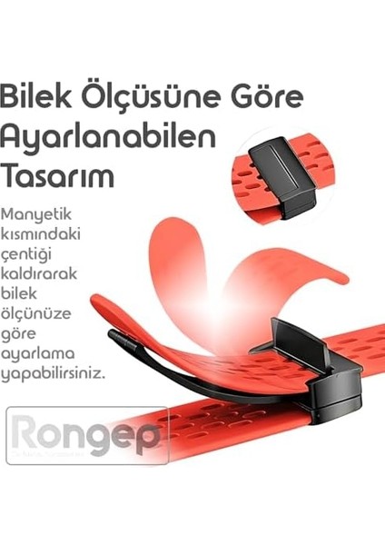 Band 10-9-8 ile Uyumlu Delikli Tasarım Air Loop Silikon Kordon Manyetik Toka Mekanizmalı Nefes Alabilirlik Sağlayan Deformasyona Karşı Dayanıklı Yumuşak Saat Kayışı modelleri