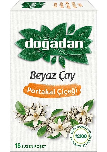 Doğadan Portakal Çiçekli Beyaz Çay (18'li) fiyatları