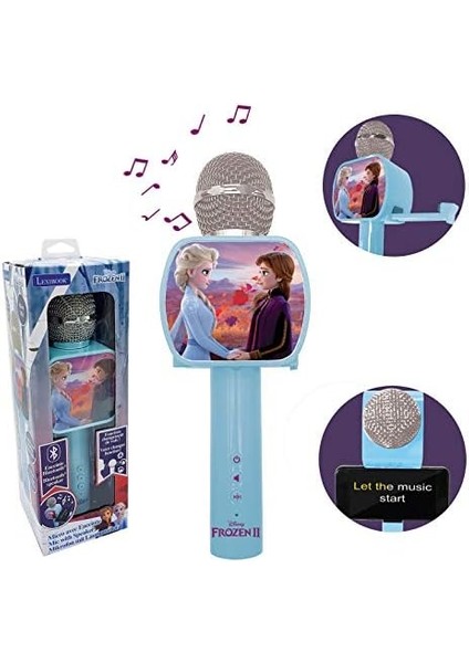 Dondurulmuş 2 Anna Olaf Ses Değiştirme Fonksiyonlu Mikrofon, Telefon Kılıfı Dahil, Dahili Hoparlör, Mavi, MIC240FZ fiyatları