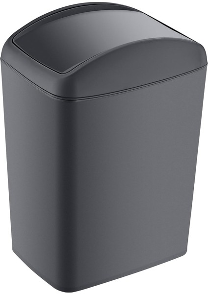 Soft Çöp Kutusu Döner Kapak 40 Lt Antrasit