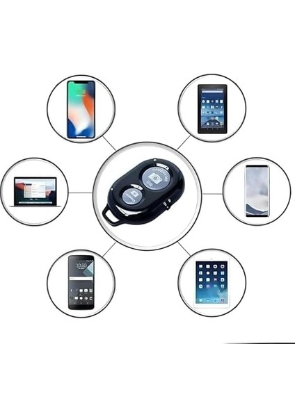 2 Adet Selfie Kumandası – Ios & Uyumlu, Kablosuz Uzaktan Fotoğraf ve Video Çekimi fiyatları