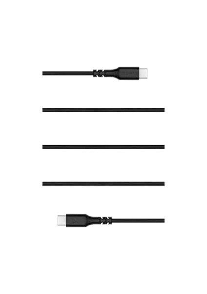 Type-C To Type-C ile Uyumlu ve ile Uyumlu Hızlı Şarj ve Kablosu 200 cm Hasır Örgülü (Siyah) fiyatları