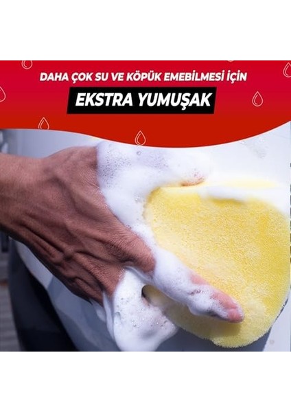 - Oto Yıkama Süngeri ve Araba Kurulama Havlusu, Mikrofiber Araç Yıkama Rus Bezi ve Sünger (2'li Paket) modelleri