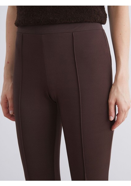 Yeni Sezon Beli Lastikli Ispanyol Paça Kadın Tayt Pantolon modelleri