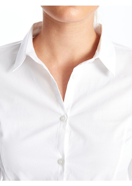 Yeni Sezon Çizgili Poplin Kadın Gömlek modelleri