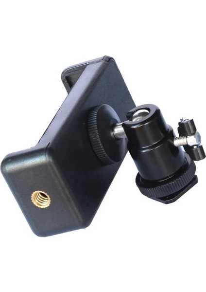 Cep Telefonu Klipsi Tutucu, Metal Cep Telefonu Tutucu Klipsi 360° Bilyalı Başlık 1/4 Inç Dişli, Fotoğraf Severler Için Hafif, Sağlam modelleri