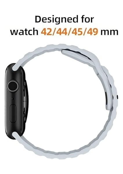 45MM, 44MM, 42MM Serileri ile Uyumlu Yumuşak Silikon Spor Kordon – Su Geçirmez, Konforlu ve Şık – Spor, Günlük, Fitness & Egzersiz Için, Dayanıklı Saat Kayışı modelleri