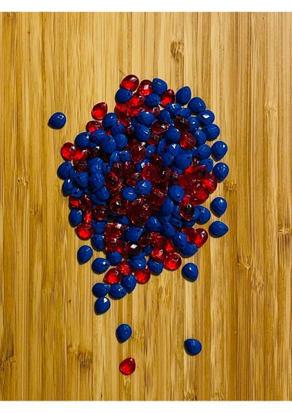 Oya, Abiye, Havlu, Takı, Örgü Vb. El Işleme Plastik Gözyaşı Damla Boncuk. 25GR. Tahmini 190 Adet.