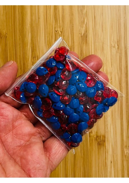 Oya, Abiye, Havlu, Takı, Örgü Vb. El Işleme Plastik Gözyaşı Damla Boncuk. 25GR. Tahmini 190 Adet. modelleri