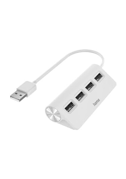 USB Hub, 4 Ports, USB 2.0, 480 Mbit/s, Beyaz fiyatları