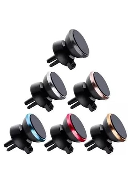 Mta High-Tech Araç Telefon Tutacağı Güçlü Mıknatıs / 360° Dönme/metal Gövde, Manyetik Cep Telefonu Tutacağı, Tüm Telefonlar Için Gösterge Panelinde Yapıştırma, 6 Mıknatıslı Son Teknoloji, modelleri