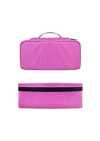 Minufco Kadın Makyaj Fırçası Sütyen Saklama Organizeri ve Iç Çamaşırı Düzenleyici Pembe Makyaj Çantası fiyatları