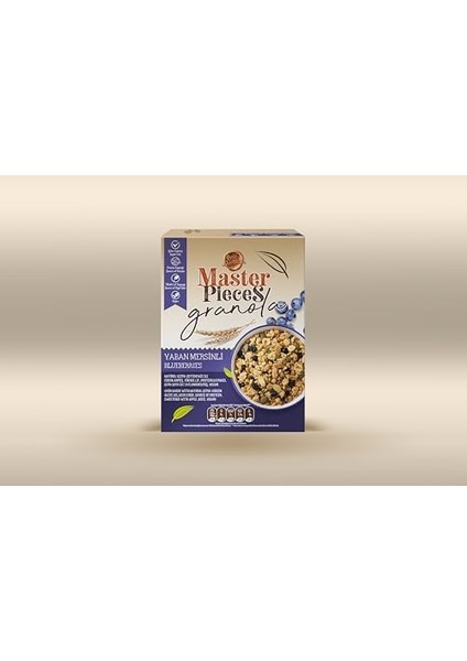 Master Pieces Granola Yaban Mersinli 300 gr modelleri