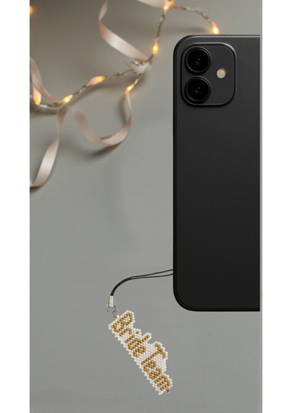 Miyuki Boncuk El Yapımı Bride Team Gelin Takımı Telefon Çarmı - Charm