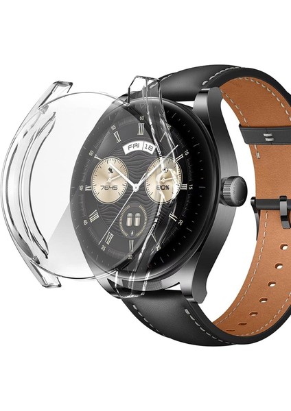 Buds Için Kılıf 360 Full Round Soft Silicone Şeffaf [ Buds ile Uyumlu Kılıf - Şeffaf]