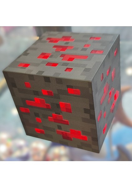 Minecraft Taş Model Şarjlı Masa/gece Lambası AD66203