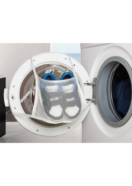 4 Adet Ekonomik Ayakkabı Yıkama Filesi (30X20CM)