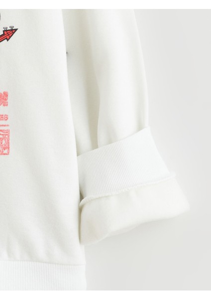 Yeni Sezon Bisiklet Yaka Powerpuff Girls Baskılı Kız Çocuk Sweatshirt fiyatları