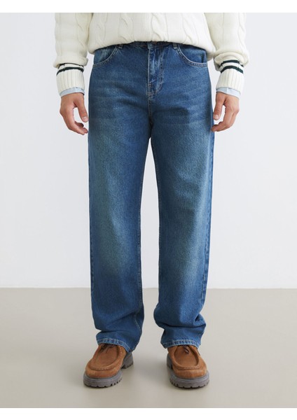 Yeni Sezon Baggy Fit Erkek Jean Pantolon fiyatları