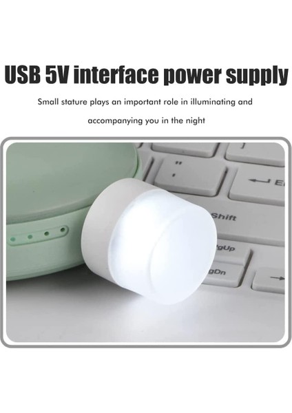 Mini USB LED Işık, 1W Enerji Tasarruflu, Gece Aydınlatma, Rehber Gece Lambası, Kitap Okuma Lambası Işığı, Küçük Yuvarlak Işıklar (8 Adet) modelleri
