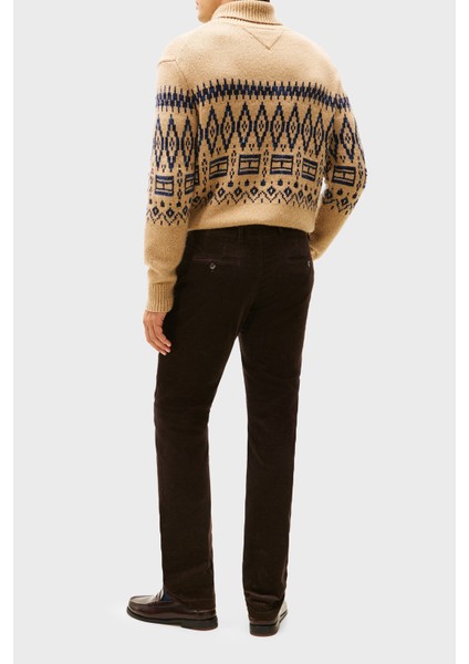 Pamuklu Regular Fit Normal Bel Kadife Pantolon Erkek Pantolon MW0MW40267 0hd fırsatları