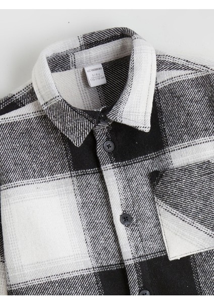 Yeni Sezon Ekose Desenli Erkek Çocuk Gömlek Ceket fırsatları