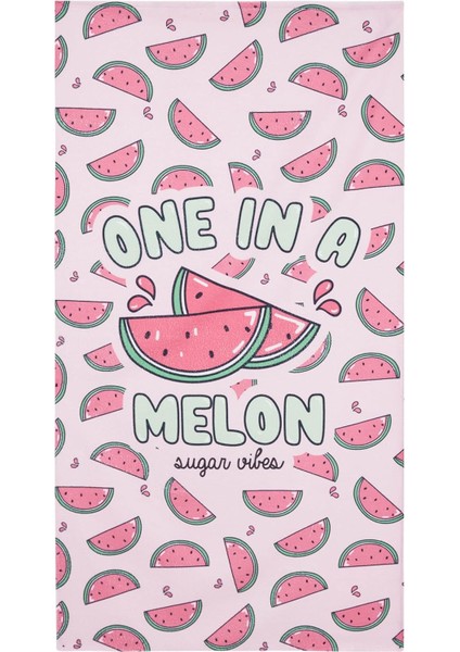 Kız Çocuk Desenli Plaj Havlu