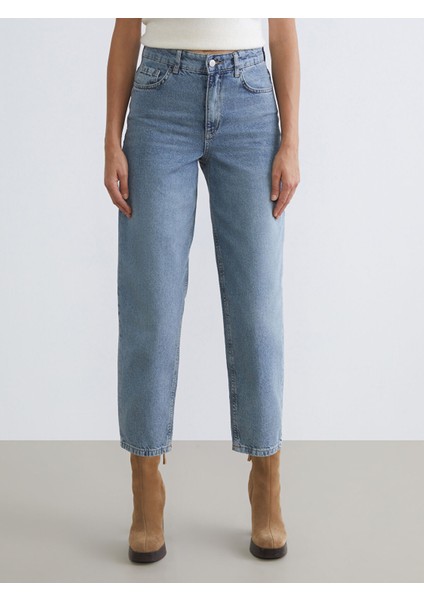 Yeni Sezon Barrel Fit Kadın Jean Pantolon fiyatları