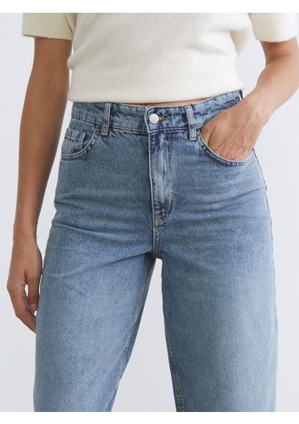 Yeni Sezon Barrel Fit Kadın Jean Pantolon modelleri