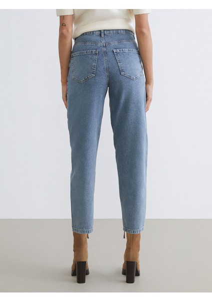 Yeni Sezon Barrel Fit Kadın Jean Pantolon fırsatları