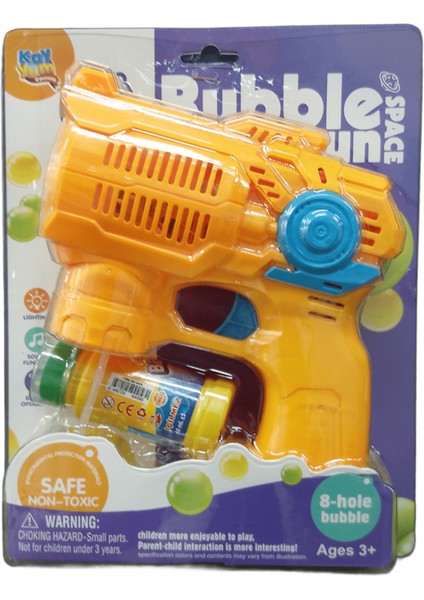 Bubble Gun Space-Otomatik Köpük Tabancası 8 Delikli Sesli Model Pilli Işıklı Köpük Tabancası modelleri
