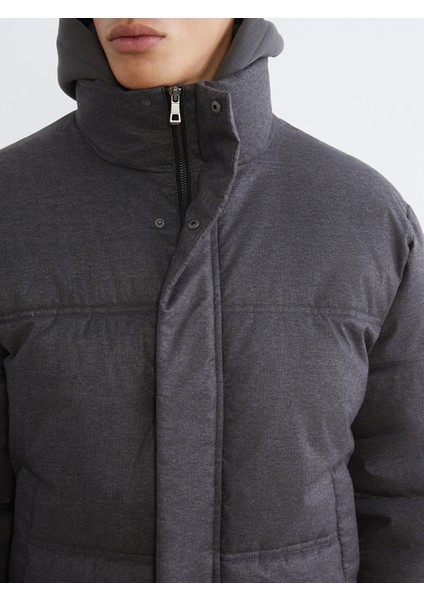 Yeni Sezon Dik Yaka Erkek Şişme Mont modelleri