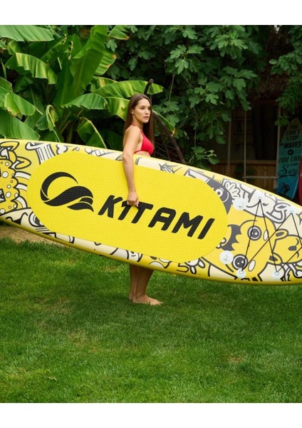Şişme Sup Board/stand Up Paddle Board 335X84X15 cm Sarı