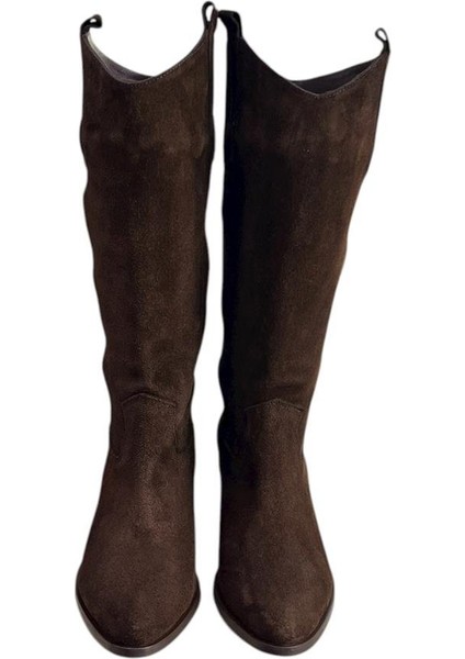 Kahve Hakiki Süet Western Çizme fiyatları