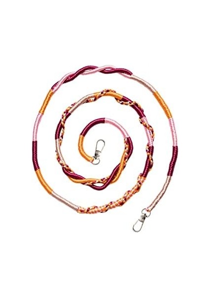 Rengarenk 110 cm El Örgüsü Telefon ve Çanta Askısı (Renkli) modelleri