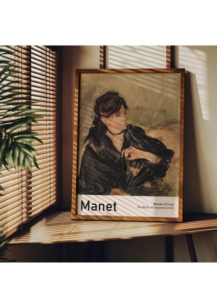 Tanıtım Manet Çerçevesiz Poster, Modern Dekoratif Çerçevesiz Poster, Tablo, Manet-2, 50 x 70