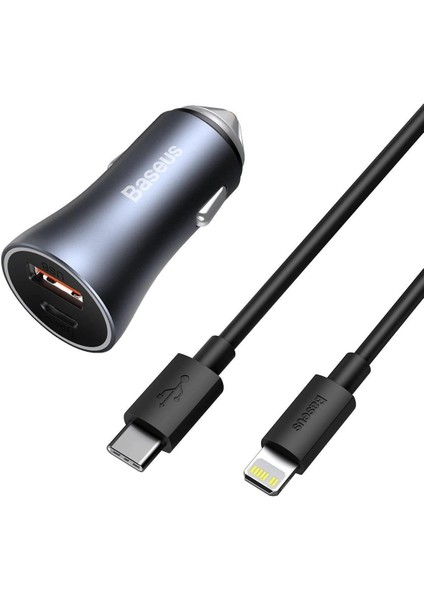 Contactor Pro Lightning Kablolu Araç Şarj Seti Koyu Gri