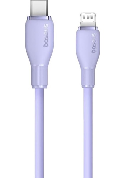 Pudding Hızlı Şarj Özellikli Type-C To Kablo 20W, 1.2 Metre, Mor fiyatları