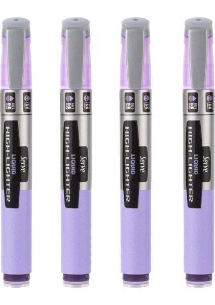 Lıkıt Fosforlu Pastel Lavanta 4lu Set