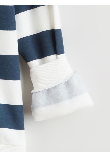 Yeni Sezon Bisiklet Yaka Çizgili Erkek Çocuk Sweatshirt fiyatları