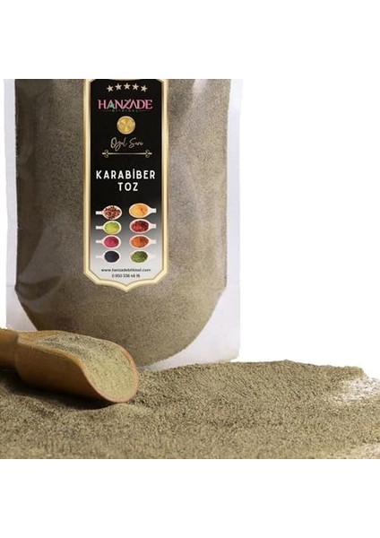 Hanzade Bitkisel Karabiber Toz 500 gr Öğütülmüş Taze Çekim fiyatları