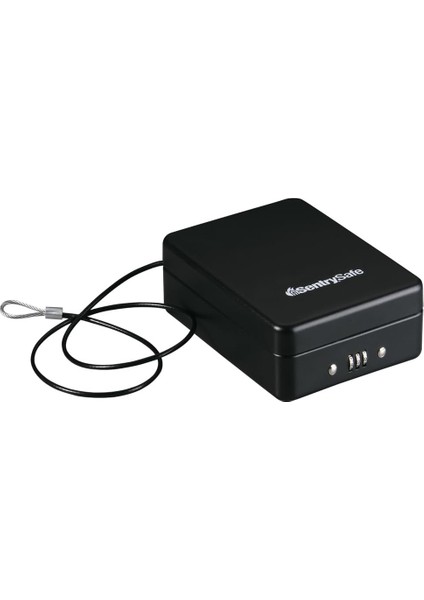 P005C Taşınabilir Kasa, 0,05 Kübik Ayak, Siyah