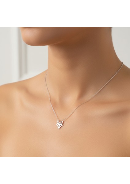 925 Ayar gümüş kolye tilki SM1960 modelleri