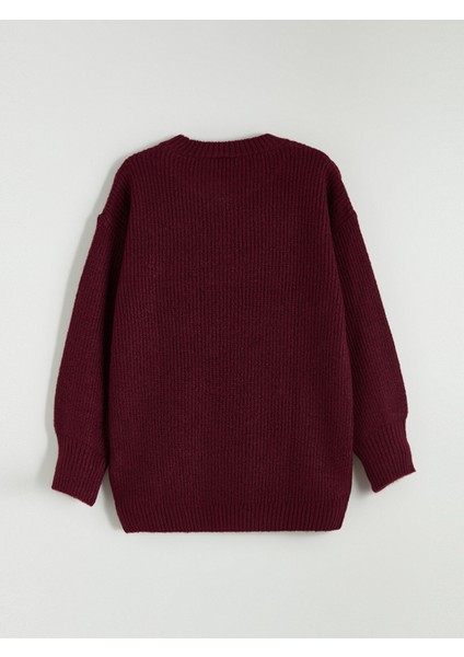 Yeni Sezon Bisiklet Yaka Kız Çocuk Triko Kazak modelleri