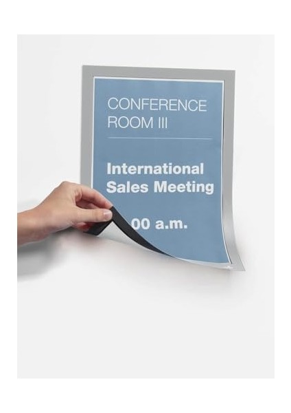 Duraframe Bilgi Çerçevesi A4 Gümüş fiyatları