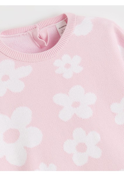 Yeni Sezon Çiçek Desenli Kız Çocuk Triko Kazak fiyatları