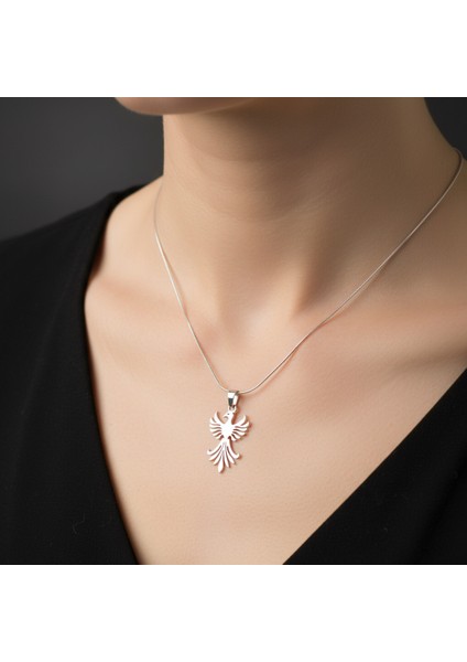 925 Ayar gümüş kolye anka kuşu SM1430 modelleri