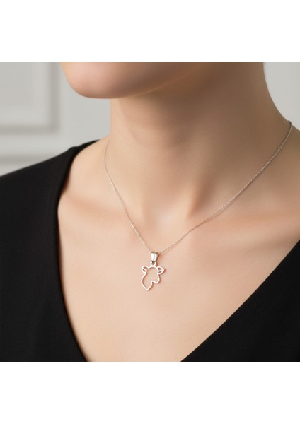 925 Ayar gümüş kolye koyun SM2465 modelleri