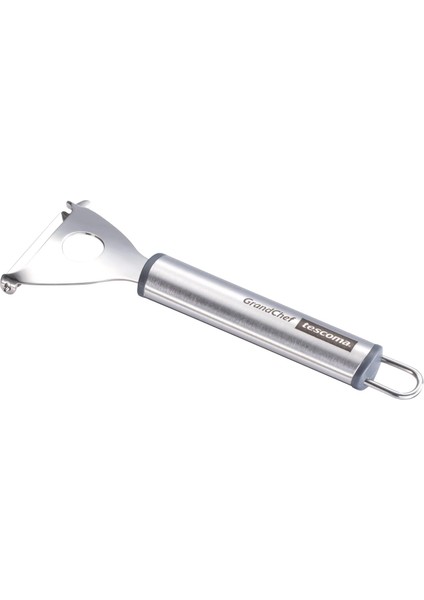 428231 Yan Bıçak Ağızlı Soyucu, Paslanmaz Çelik, Gri