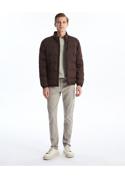 Yeni Sezon Standart Kalıp Dik Yaka Erkek Şişme Mont fiyatları